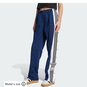Adidas Adibreak Navy and White Snap Track Pants